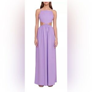 STAUD Myla Dress in Amethyst